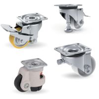 Integrated truck lock castors Integrated truck lock castors