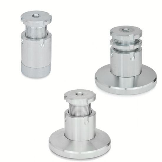 LEVELLING SETS WITH ADJUSTEMENT, STEEL OR STAINLESS STEEL (Model : 22-77)