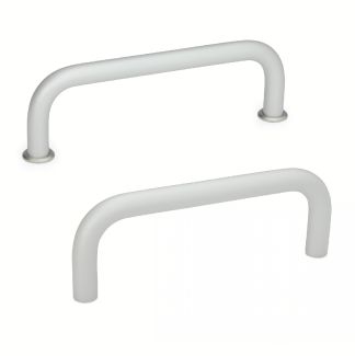 Poign&eacute;e &eacute;trier mince aluminium, Anodis&eacute;e