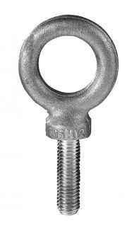 Anneau de levage à tige filetée longue, acier zingué