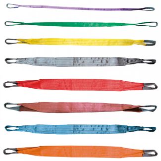 Elingue textile sangle plate, à boucle