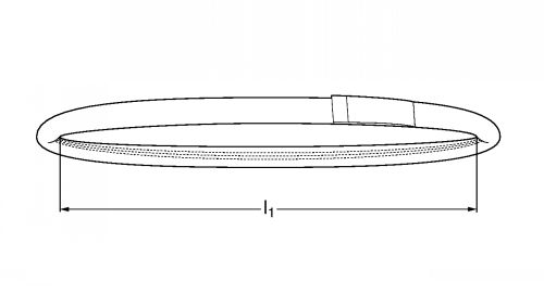 Elingue textile ronde, sans fin - Schéma