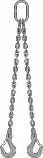 Elingue 2 brins, inox grade 60