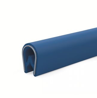 Joint de protection, à clipser, silicone MVQ, bleu