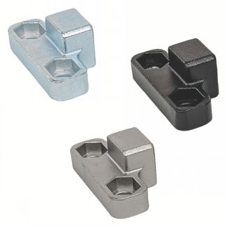 G&acirc;che pour verrou &agrave; ressort de rappel, acier ou inox