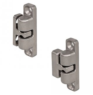 Loqueteau 2 billes inox, embase frais&eacute;e