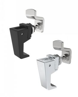 Loquet à compression réglable, chromé poli ou noir mat