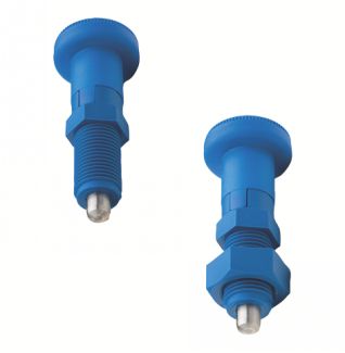 Doigt d'indexage avec dispositif de blocage, technopolym&egrave;re bleu d&eacute;tectable