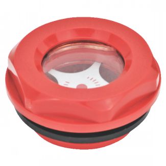 Indicateur de niveau d'huile Rouge avec plaquette