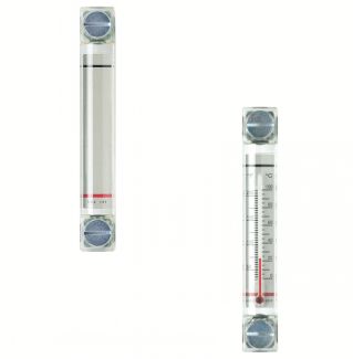 Indicateur de niveau à colonne sans ou avec thermomètre