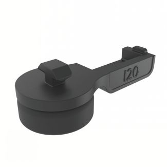 But&eacute;e caoutchouc cylindrique, pour profil&eacute;s aluminium, 70 Shore