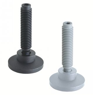 Pied &agrave; patin technopolym&egrave;re