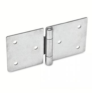 Charnière Acier, fraisée, large