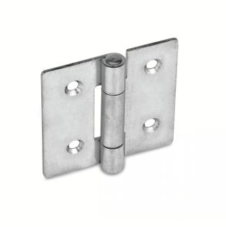 Charni&egrave;re Inox, perc&eacute;e