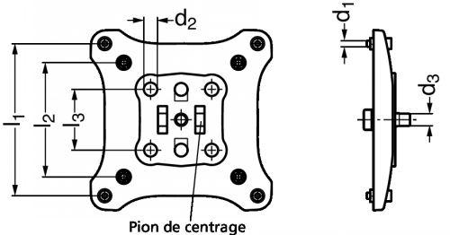 Support d'écran - Schéma