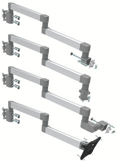 Bras articulé, Double
