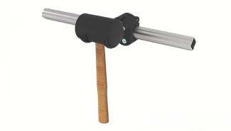Crochet porte-outils, Pour tube - Exemple d'application