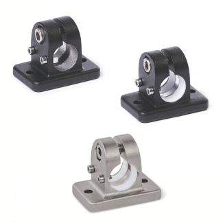 Connecteur de tube à embase aluminium ou inox, avec ou sans insert