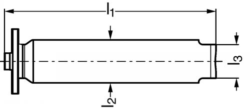 Cache pour fixation automatique, forme I - Sch&eacute;ma