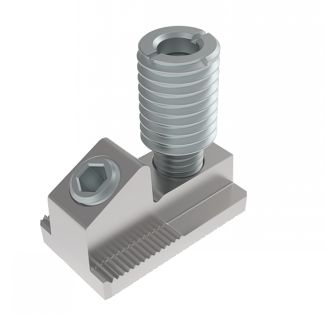 Fixation &agrave; 90&deg;, Avec douille filet&eacute;e