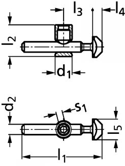 Fixation d'angle forme I - Sch&eacute;ma