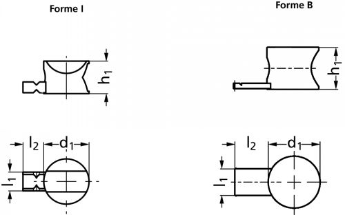 Fixation universelle formes B et I - Sch&eacute;ma