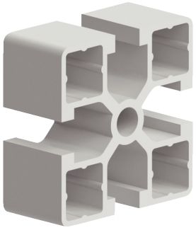 Profilé aluminium 45x45, Forme M, léger