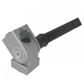 Raccord articul&eacute; &agrave; friction r&eacute;glable, avec manette indexable