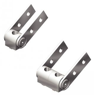 Connecteur articul&eacute; &agrave; 180&deg;, pour profil&eacute;s aluminium, 94-3350-20-20