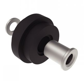 Galet de guidage pour profil&eacute;s aluminium, moyeu lisse, 94-5201-5