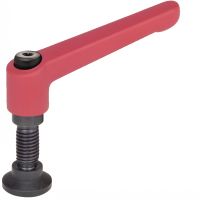 Manette indexable, Rouge, avec patin