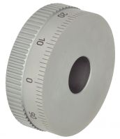 Vernier molet&eacute;, Acier chrom&eacute; mat, avec graduation