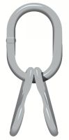 Maille de tête triple, Inox grade 50, poli