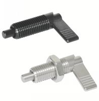 Doigt d'indexage avec blocage Acier, sans écrou