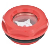 Indicateur de niveau d'huile Rouge avec plaquette