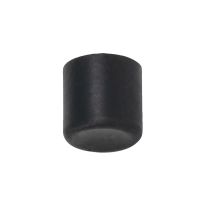 Butée caoutchouc cylindrique à bout concave, taraudée, acier, 70 Shore 35-501