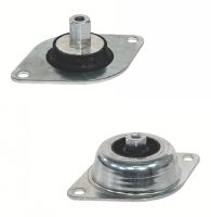 Support antivibratoire simple ou double action, acier