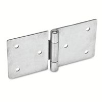 Charnière Acier, fraisée, large