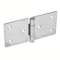 Charnière Inox, fraisée, asymétrique