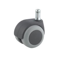 Roulette pour meuble pivotante, &agrave; tige &agrave; clips, Sans frein