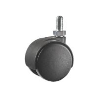 Roulette pour meuble pivotante, &agrave; tige filet&eacute;e, Sans frein