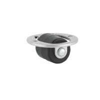 Roulette pour meuble fixe, &agrave; platine