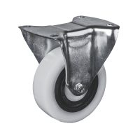 Roulette charge moyenne &agrave; platine, Fixe, sans frein