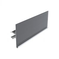Porte-&eacute;tiquette pour profil&eacute;s aluminium, h1 = 40