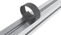 Fixation serre-c&acirc;ble, autoagrippante - Exemple d'application