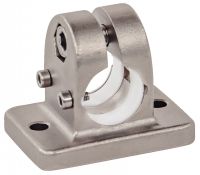 Connecteur de tube à embase, Inox, avec insert
