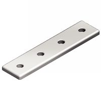 Plaque de jonction rectangulaire avec 4 trous
