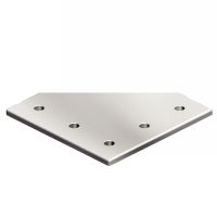 Plaque de jonction en L avec 5 trous