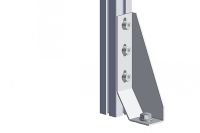 Equerre de fixation au sol, l1 = 39 mm - Exemple d'application