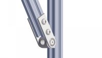 Connecteur articul&eacute; &agrave; 180&deg;, pour profil&eacute;s aluminium, 94-3350-20-20 - Exemple d'application
